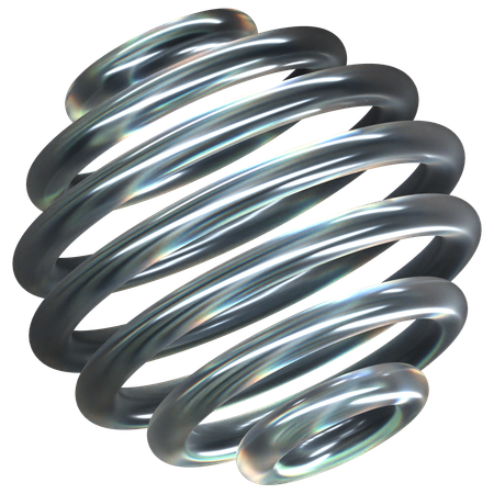 Dispersão de vidro espiral  3D Icon