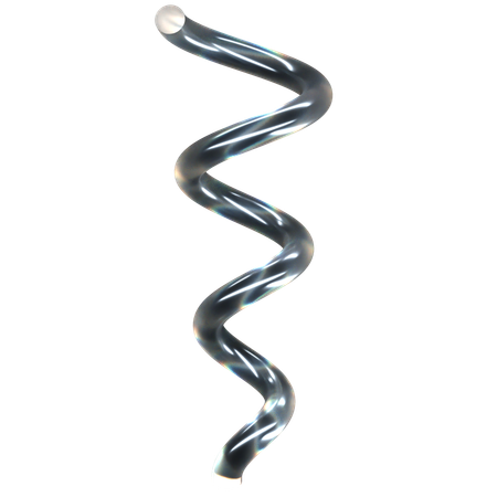 Dispersión de vidrio en espiral  3D Icon