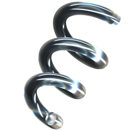 Dispersión de vidrio en espiral  3D Icon