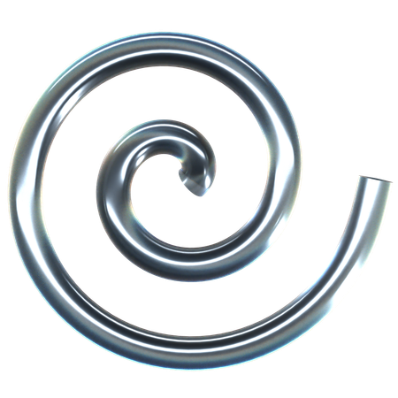 Dispersión de vidrio en espiral  3D Icon