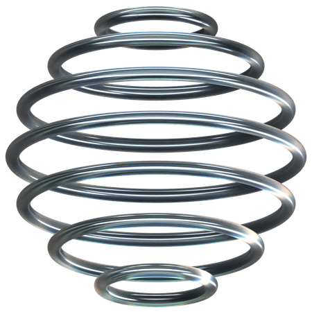 Dispersión de vidrio en espiral  3D Icon