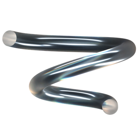 Dispersión de vidrio en espiral  3D Icon