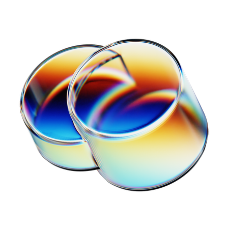 Dispersion Glass Element  3D Icon