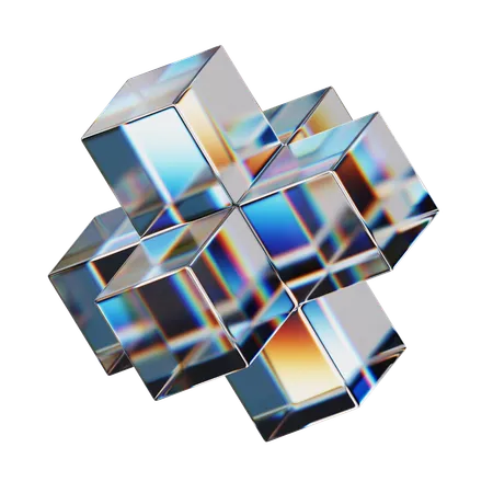 Dispersion Glass Element  3D Icon