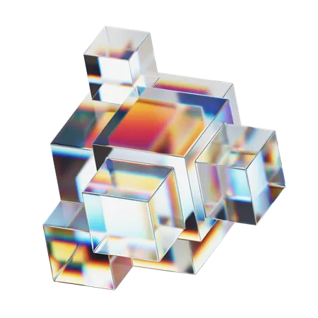 Dispersion Glass Element  3D Icon