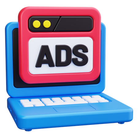 Display Ads  3D Icon