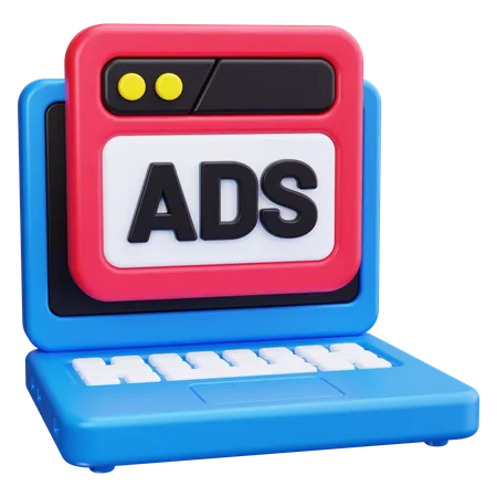 Display Ads  3D Icon