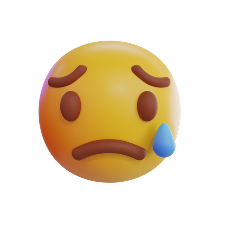 Dispointed Emoji  3D Icon