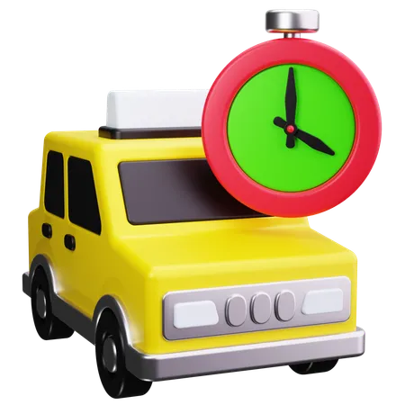 Disponibilidad de taxis  3D Icon