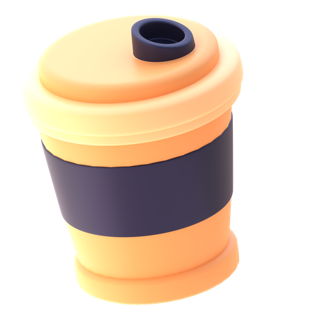 Disposable Cup  3D Icon