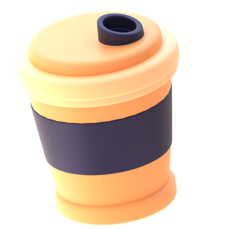 Disposable Cup  3D Icon