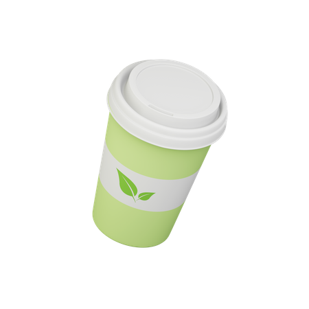 Disposable Cup 3D Icon