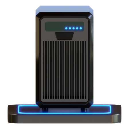 Dispositif informatique de pointe  3D Icon