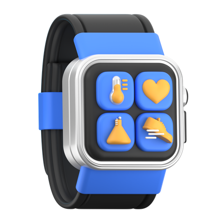 Dispositivo de monitoramento de saúde  3D Icon