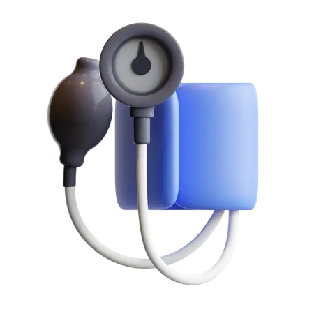 Dispositivo de pressão arterial  3D Illustration