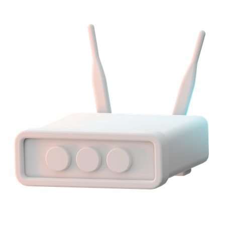 Dispositivo wifi  3D Icon