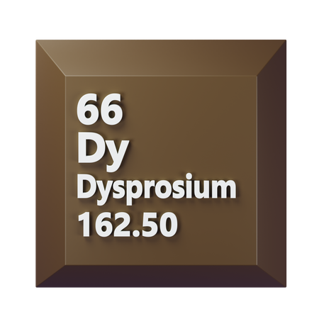 Disprósio  3D Icon