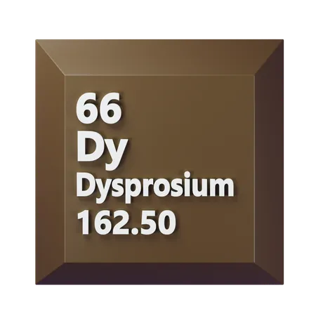 Disprósio  3D Icon