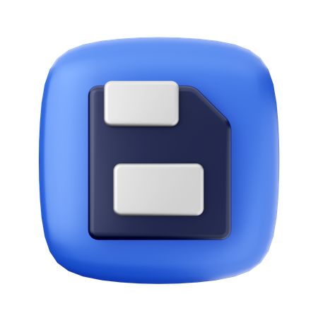 Enregistrer le disque  3D Icon