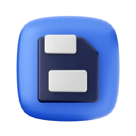 Enregistrer le disque  3D Icon