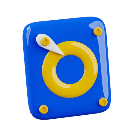 Disque dur  3D Icon