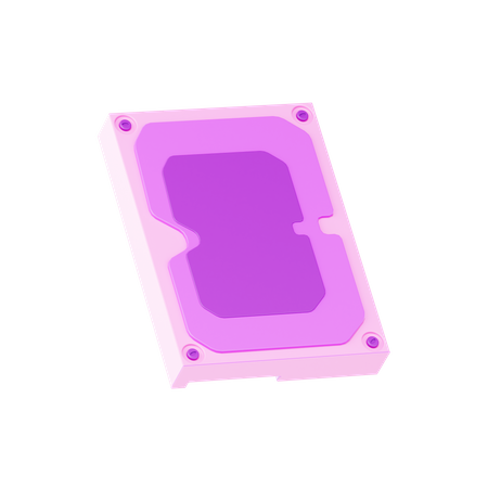 Disque dur  3D Icon