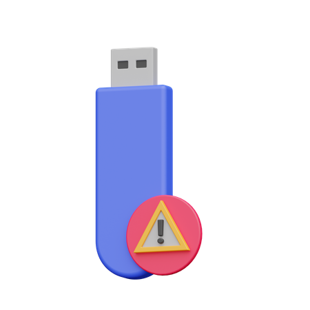 Disque flash de virus  3D Icon