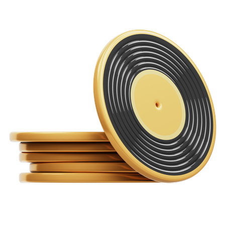 Disque vinyle  3D Icon