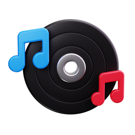 Disque vinyle  3D Icon