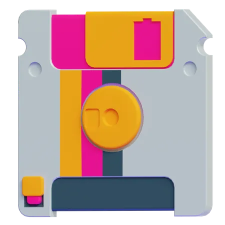 Disco flexible  3D Icon