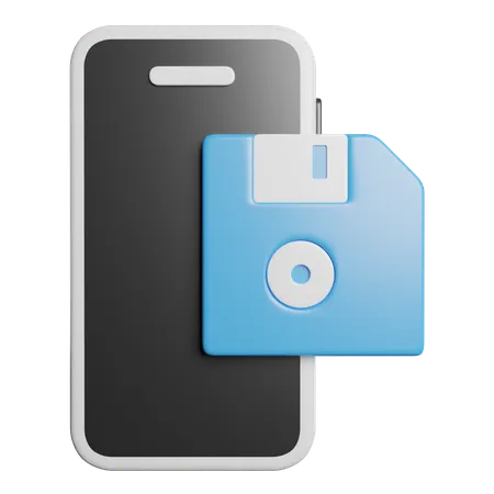 Disquete telefónico  3D Icon