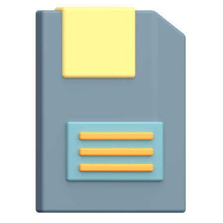 Disquette  3D Icon