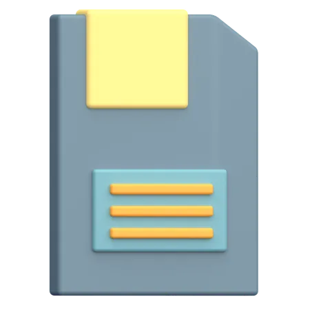 Disquette  3D Icon