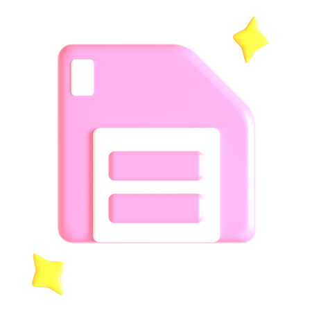 Disquette  3D Icon