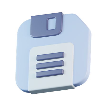 Disquette  3D Icon