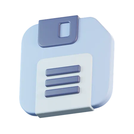 Disquette  3D Icon