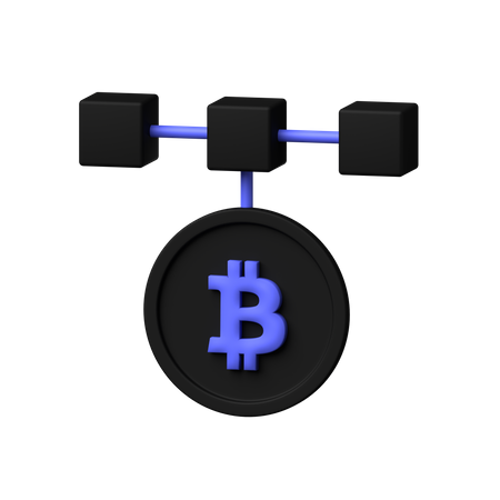 Disrupted Blockchain  3D Icon