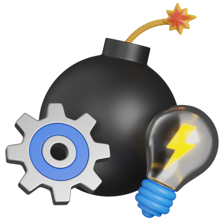 Disruptive Ideas  3D Icon