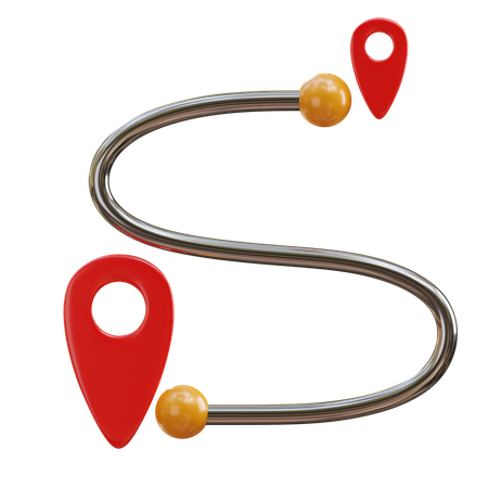 Distance  3D Icon