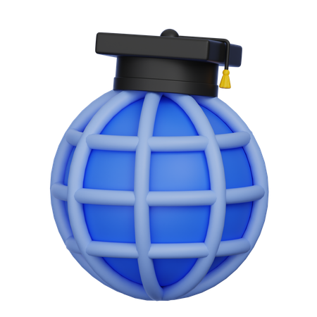 Distance Education  3D Icon