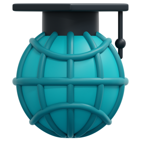 Distance Learning  3D Icon