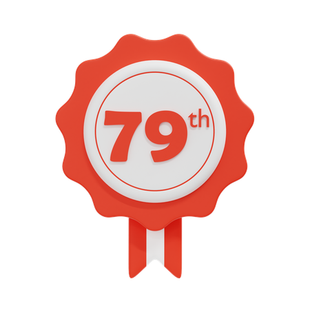 Distintivo 79º  3D Icon