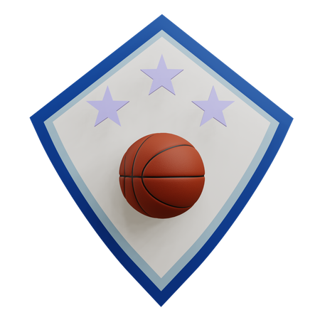 Distintivo del basket  3D Icon