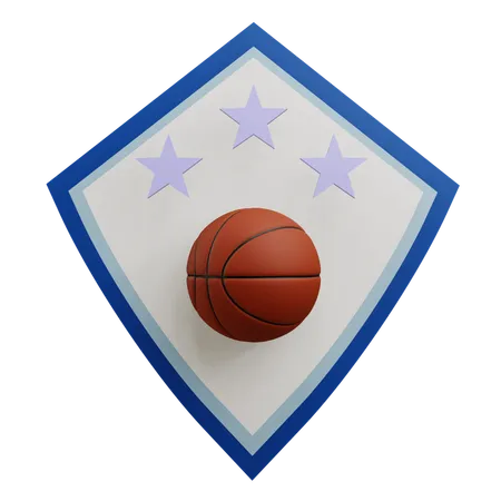 Distintivo del basket  3D Icon