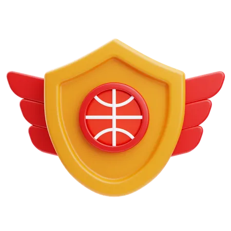 Distintivo de basquete  3D Icon