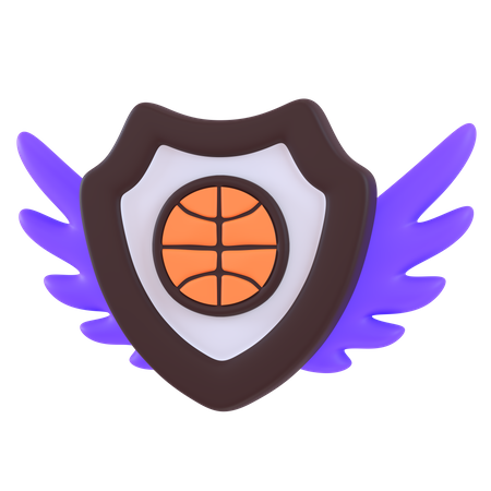Distintivo de basquete  3D Icon