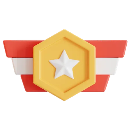 Distintivo de campeão  3D Icon