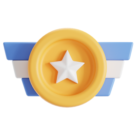 Distintivo de campeão  3D Icon