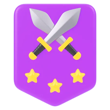 Distintivo de vencedor  3D Icon