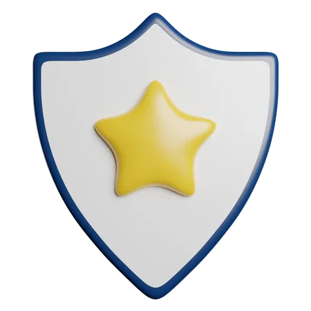 Distintivo de polícia  3D Icon